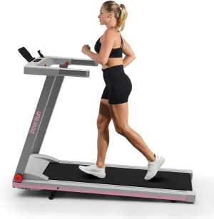 DeerRun Treadmills for Home, 3.5HP Folding Treadmill with Incline, 350 LBS Weight Capacity, Compact Portable Treadmill for Small Space Walking Jogging Running