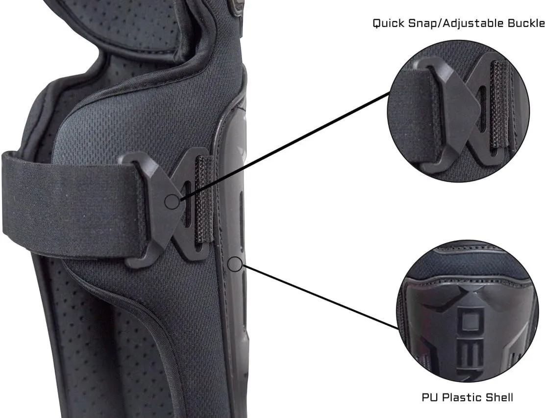 Demon Tactic Knee, Shin and Elbow Guards Combo Pack |BMX|Mountain Bike|Motorcycle