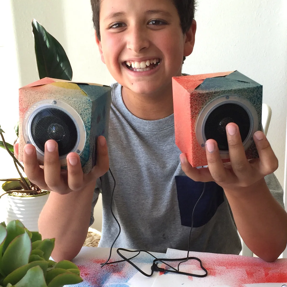 Design Out Loud! Cardboard Speakers