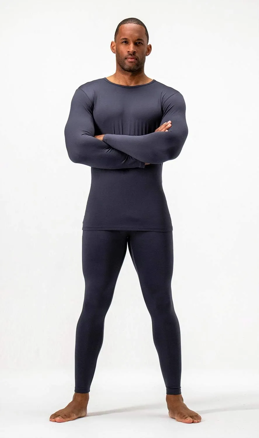 DEVOPS Men's Thermal Underwear Long Johns Set with Fleece Lined