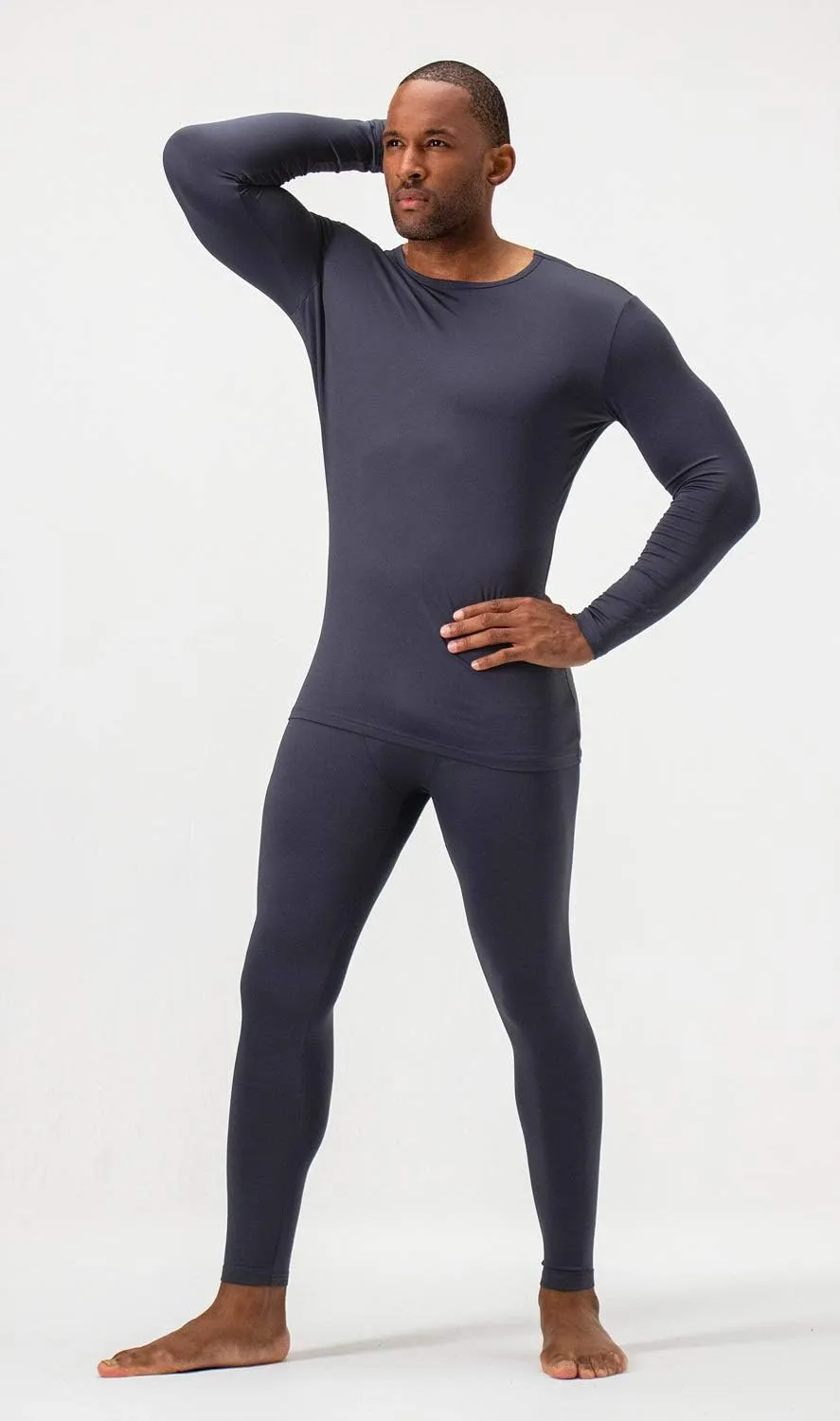 DEVOPS Men's Thermal Underwear Long Johns Set with Fleece Lined