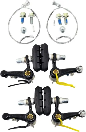 Dia Compe DC980 Cyclocross Cantilever Brake Set (Front & Rear), Black, DP2421