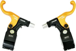DIA-COMPE TECH99DS Gold Finger Brake Lever Set for Fixie & BMX, Gold, DP2525