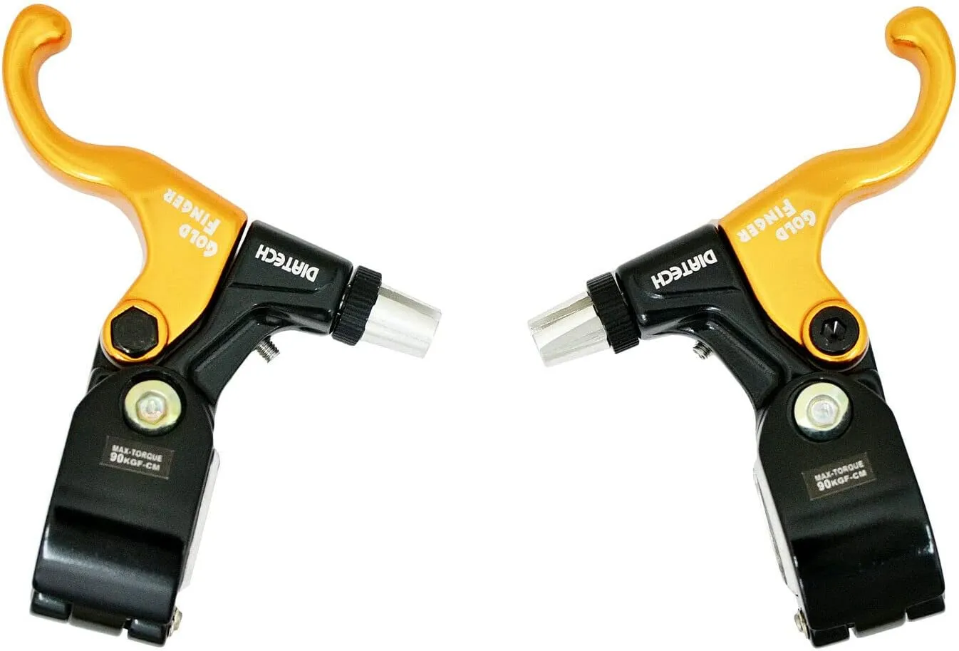 DIA-COMPE TECH99DS Gold Finger Brake Lever Set for Fixie & BMX, Gold, DP2525