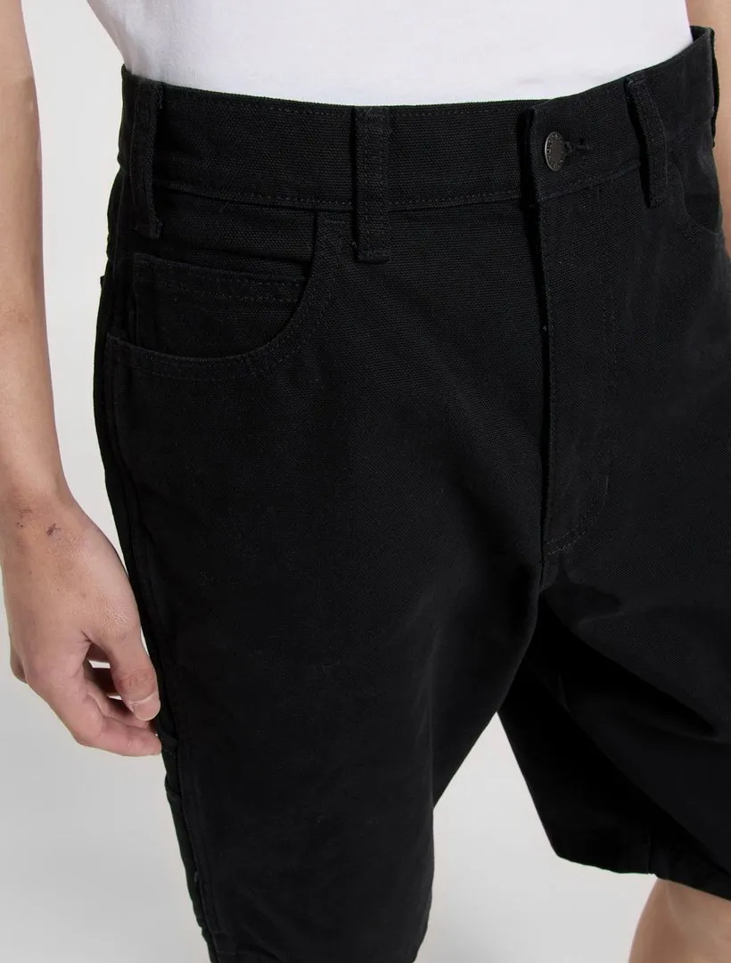 Dickies Duck Canvas Shorts - Stone Washed Black