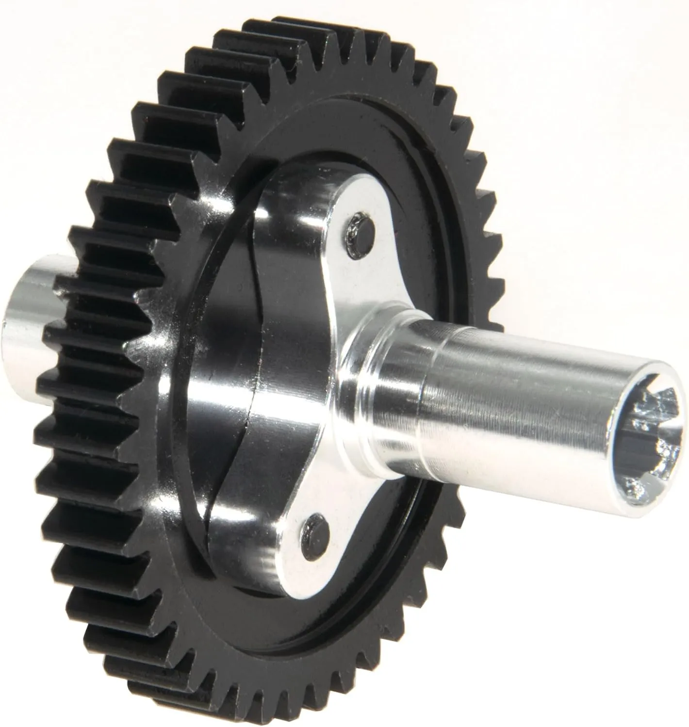 Diff Spool Locker Compatible with 1/10 Arrma Kraton Outcast 4S BLX Part RC Car Aluminum Alloy M1 Differential Lock Steel Gear Upgrade(43T)