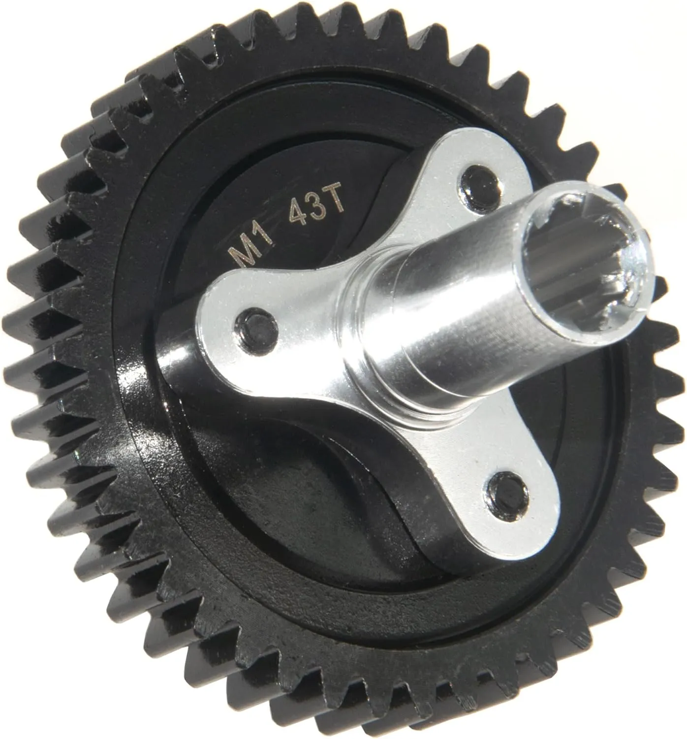 Diff Spool Locker Compatible with 1/10 Arrma Kraton Outcast 4S BLX Part RC Car Aluminum Alloy M1 Differential Lock Steel Gear Upgrade(43T)
