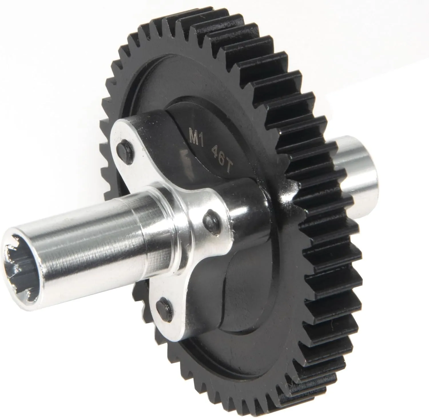 Diff Spool Locker Compatible with 1/10 Arrma Kraton Outcast 4S BLX Part RC Car Aluminum Alloy M1 Differential Lock Steel Gear Upgrade(46T)