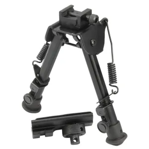 DINGO Gear Bipod Foldable Alum., Picatinny, Height 6.30-7.68" (16-19.5 cm)