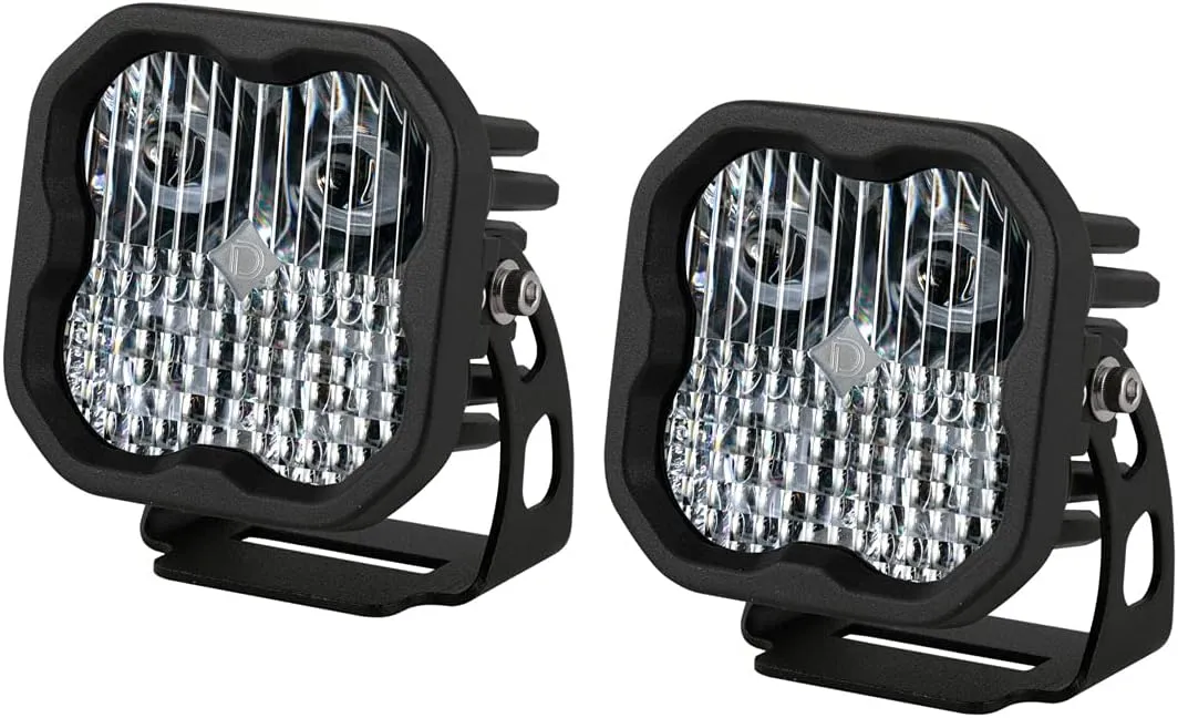 Diode Dynamics Stage Series SS3 Backlit Ditch Light Kit compatible with Ford Bronco 2021-2025, White Combo