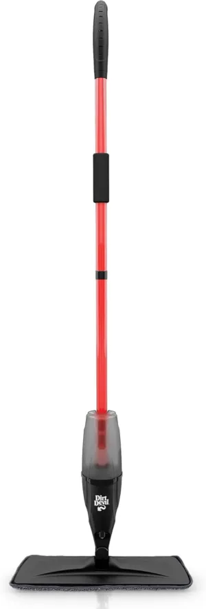 Dirt Devil Spray Mop, Mop with Washable Pads, Multi-Surface Cleaner for Sealed Hard Floors like Laminate, Tile, Hardwood and More, Spray Mops for Floor Cleaning