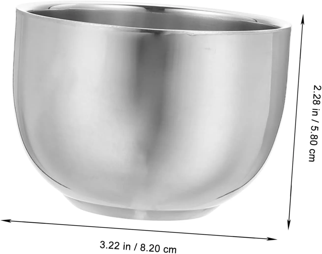 DOITOOL Shave Soap Men Stainless Steel Shaving Cup 4pcs Shaving Cream Foaming Bowl Foam Bowl Major Man Men Shaving Bowl Shaving Bowl Kit