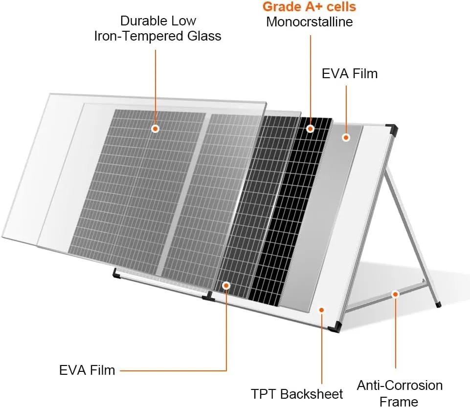 DOKIO Portable Foldable 100W 18v Solar Suitcase Monocrystalline, Folding Solar Panel Kit with Controller to Charge 12 Volts Batteries (AGM Lead/Acid Types Vented Gel) RV Camping Boat