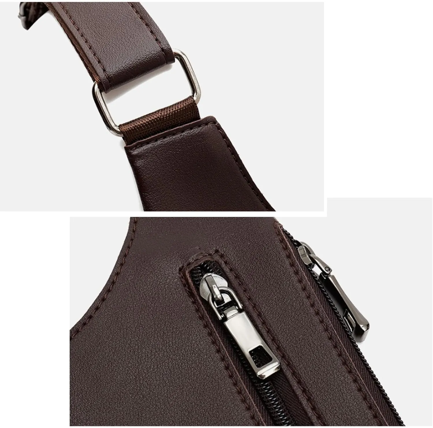 Double Shoulder Armpit Bag, Armpit Bag for Men, Double Shoulder Strap Multi-Pocket Outdoor Anti-Theft Bag