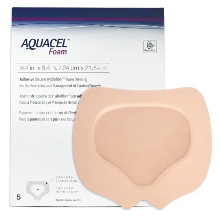 Dressing Foam Sacral Sterile Aquacel® Rx item by Convatec