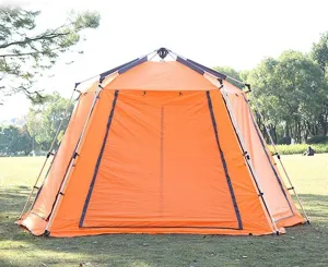 Durable Tent Family Outdoor Camping TeAutomatic Opening for Backpacking Fishing (Color : Orange, Size : One Size)