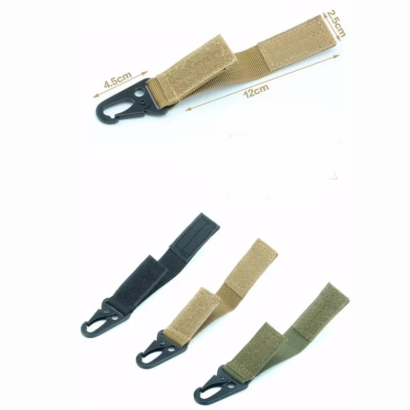 DUTRIEUX Tactical Carabiner Key Bag Belt Buckle for Hiking and Camping
