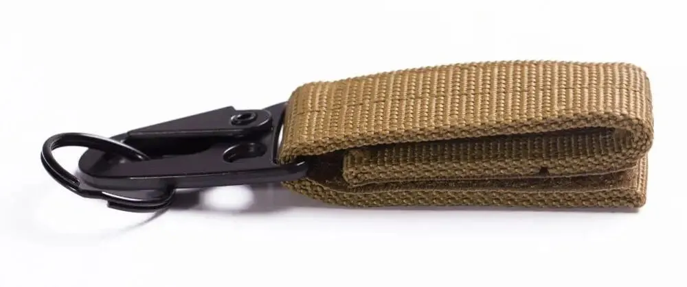 DUTRIEUX Tactical Carabiner Key Bag Belt Buckle for Hiking and Camping