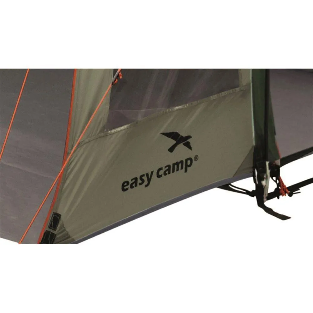 Easy Camp Galaxy 400 Tent - 4 Man Tunnel Tent (Rustic Green)