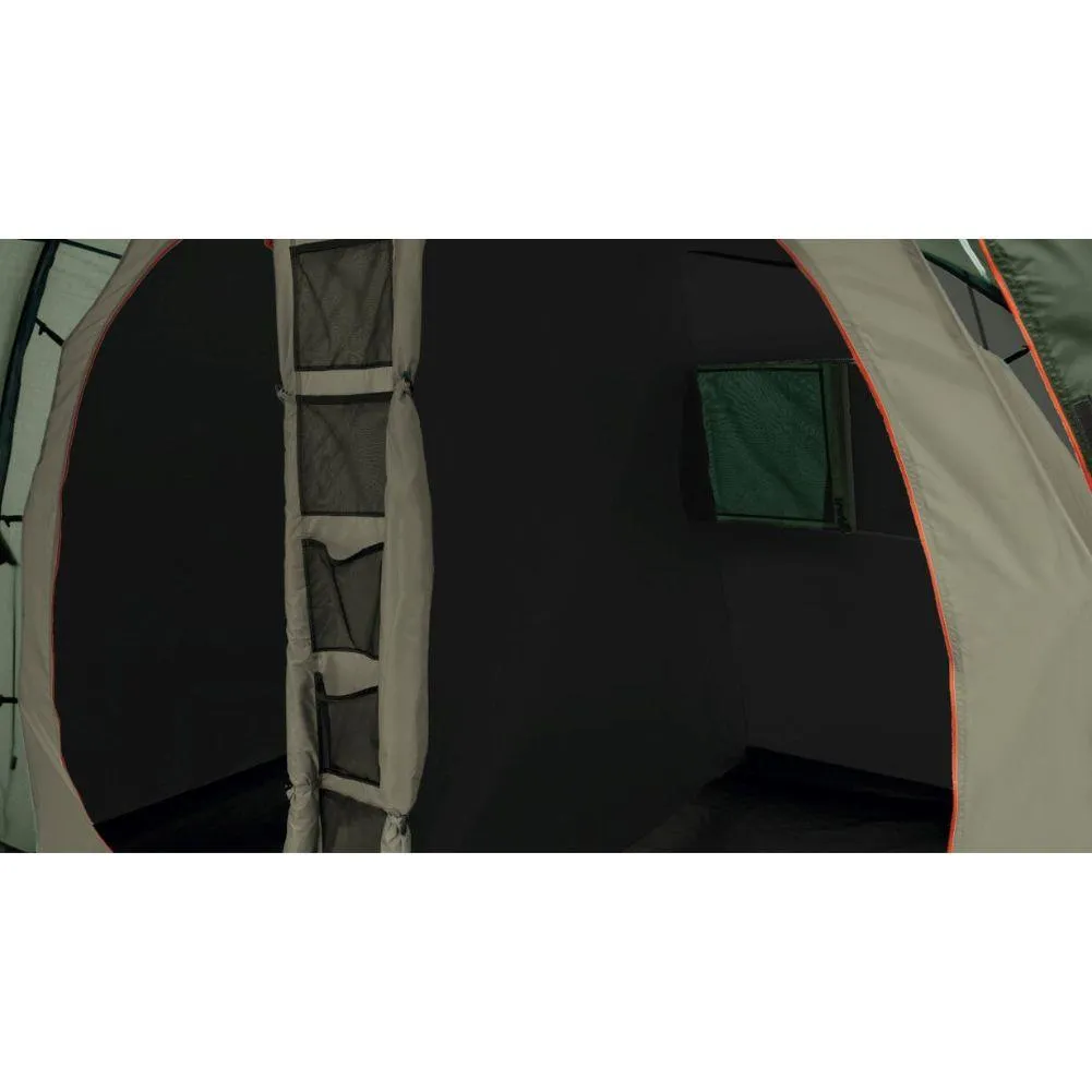 Easy Camp Galaxy 400 Tent - 4 Man Tunnel Tent (Rustic Green)