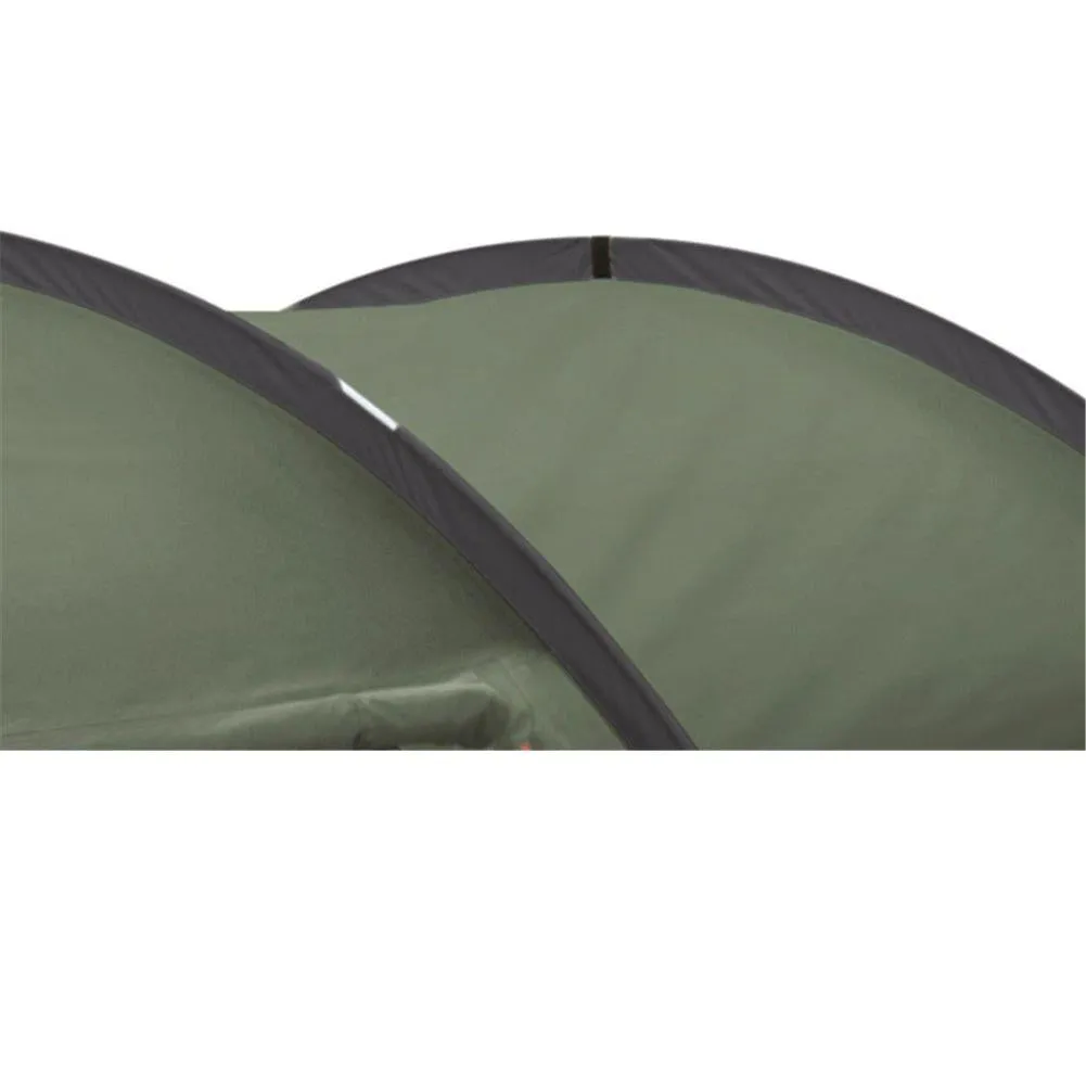 Easy Camp Galaxy 400 Tent - 4 Man Tunnel Tent (Rustic Green)