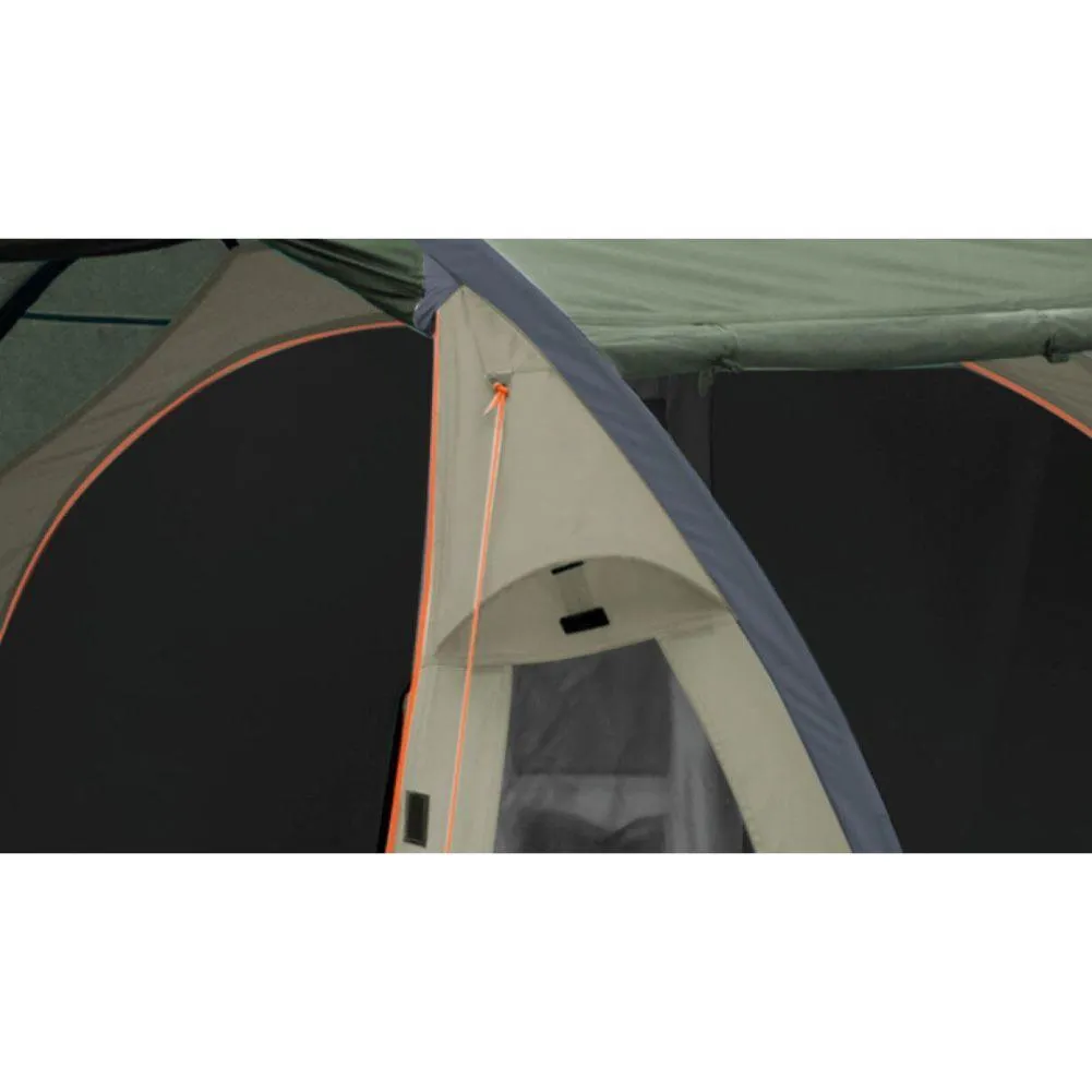 Easy Camp Galaxy 400 Tent - 4 Man Tunnel Tent (Rustic Green)