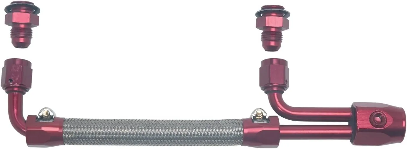 Edelbrock 8088 King Demon Braided Stainless Steel Fuel Line Kit