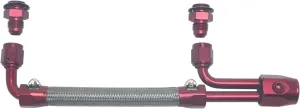 Edelbrock 8088 King Demon Braided Stainless Steel Fuel Line Kit
