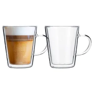 Eetrite 350ml Double Walled Cappuccino Mugs S7075