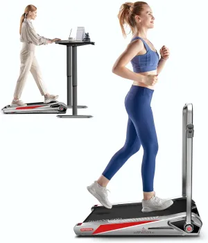 Egofit Walker Pro/Plus Smallest Under Desk Treadmill Walking Pad, Small & Compact Walking Treadmill with Fixed 5% Incline to Fit Desk Perfectly and Home & Office with APP & Remote Control