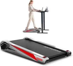 Egofit Walker Pro/Plus Smallest Under Desk Treadmill Walking Pad, Small & Compact Walking Treadmill with Fixed 5% Incline to Fit Desk Perfectly and Home & Office with APP & Remote Control