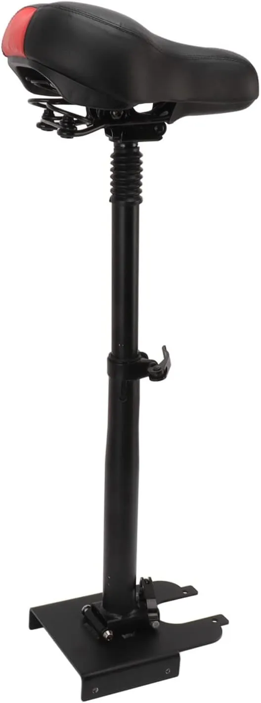 Electric Scooter Seat Foldable Adjustable Shock Absorbing Foam Cushioned Saddle with Aluminum Alloy Frame for M365 1S Lite Electric Scooters (Large Seating Kit)