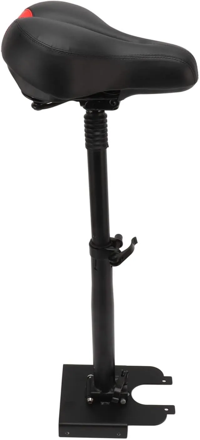 Electric Scooter Seat Foldable Adjustable Shock Absorbing Foam Cushioned Saddle with Aluminum Alloy Frame for M365 1S Lite Electric Scooters (Large Seating Kit)
