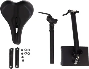 Electric Scooter Seating Saddle with Double Damping Balls, Foldable and, Made of Aluminum Alloy, Shock Absorbing Foam Cushioned for and G30 G30LP