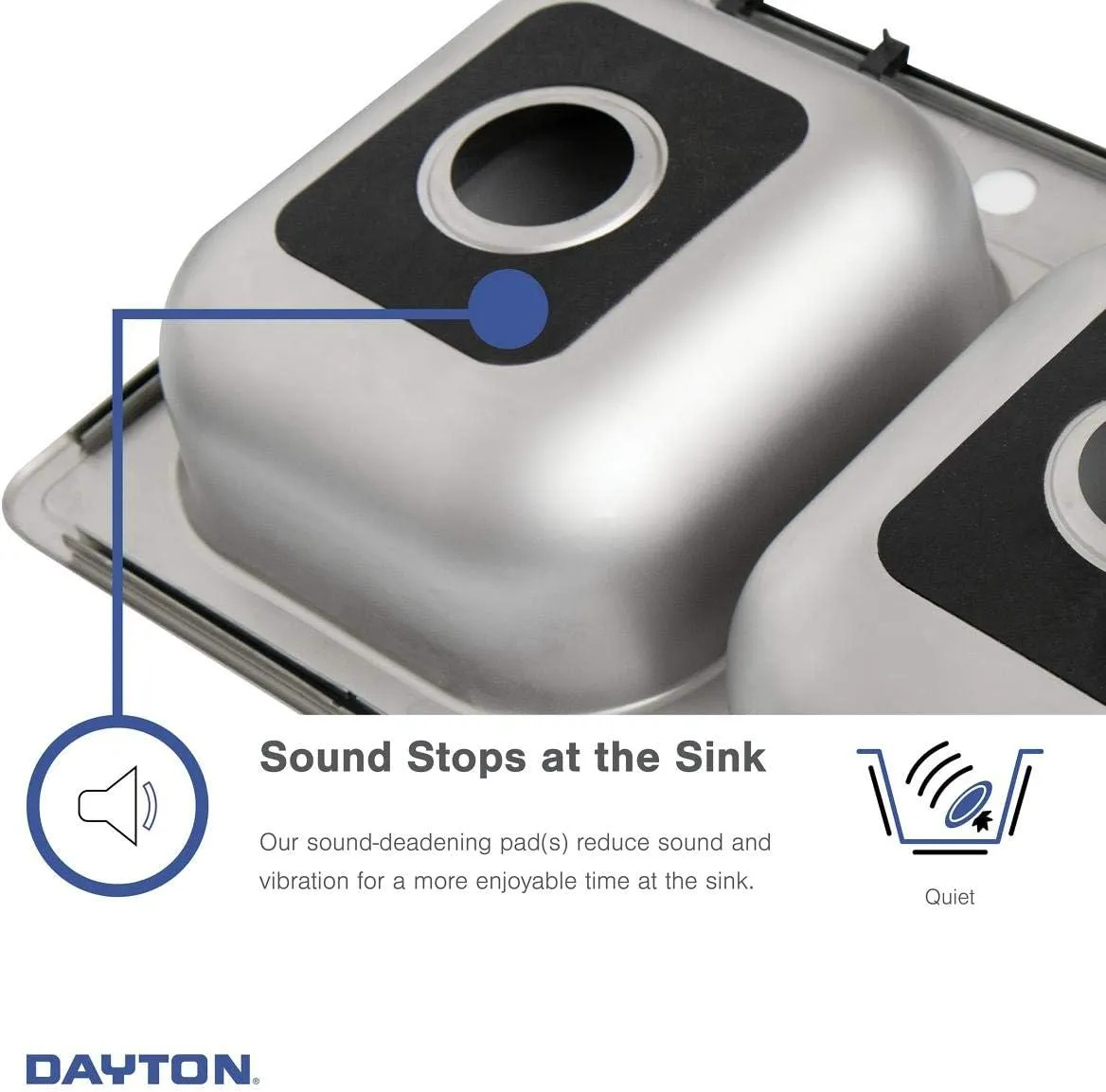 Elkay DSEP1515C Dayton Single Bowl Drop-in Stainless Steel Bar Sink   Faucet Kit