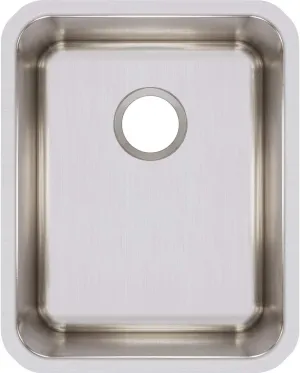 Elkay ELUH141810 Lustertone Classic Single Bowl Undermount Stainless Steel Sink
