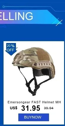 EMERSONGEAR Tactical Fast Helmet Cover – Multi-Camo EM8825 BJ/PJ/MH 54