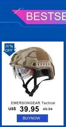 EMERSONGEAR Tactical Fast Helmet Cover – Multi-Camo EM8825 BJ/PJ/MH 54