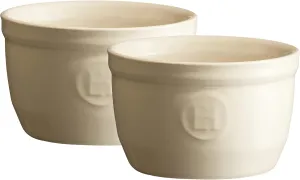 Emile Henry 5 oz/3.5" x 2" (Set of 2) Individual ramekins, Clay