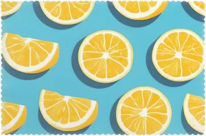 Enhance Your Dining Experience with KVCBUYK Lemon Wedges Prints Placemats Set of 6 12x18in