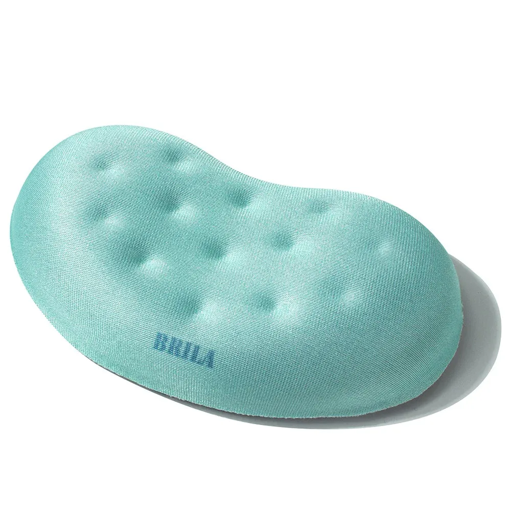 Ergonomic Memory Foam Mouse Wrist Rest Pad - Non-Slip Support Cushion with Massaging Holes
