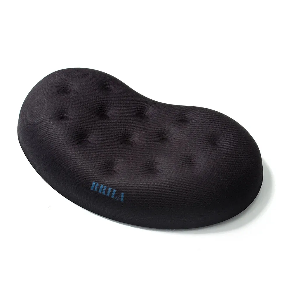 Ergonomic Memory Foam Mouse Wrist Rest Pad - Non-Slip Support Cushion with Massaging Holes