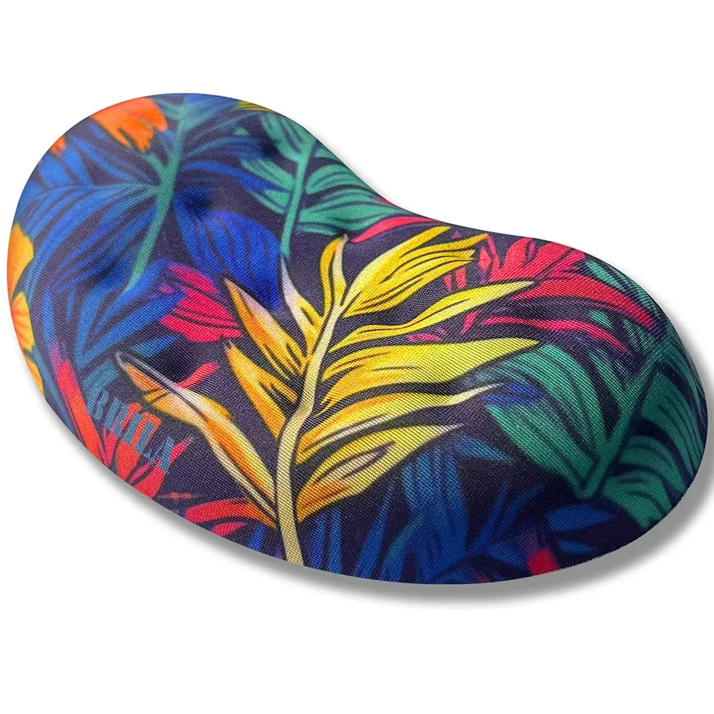 Ergonomic Memory Foam Mouse Wrist Rest Pad - Non-Slip Support Cushion with Massaging Holes