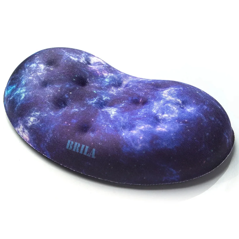 Ergonomic Memory Foam Mouse Wrist Rest Pad - Non-Slip Support Cushion with Massaging Holes