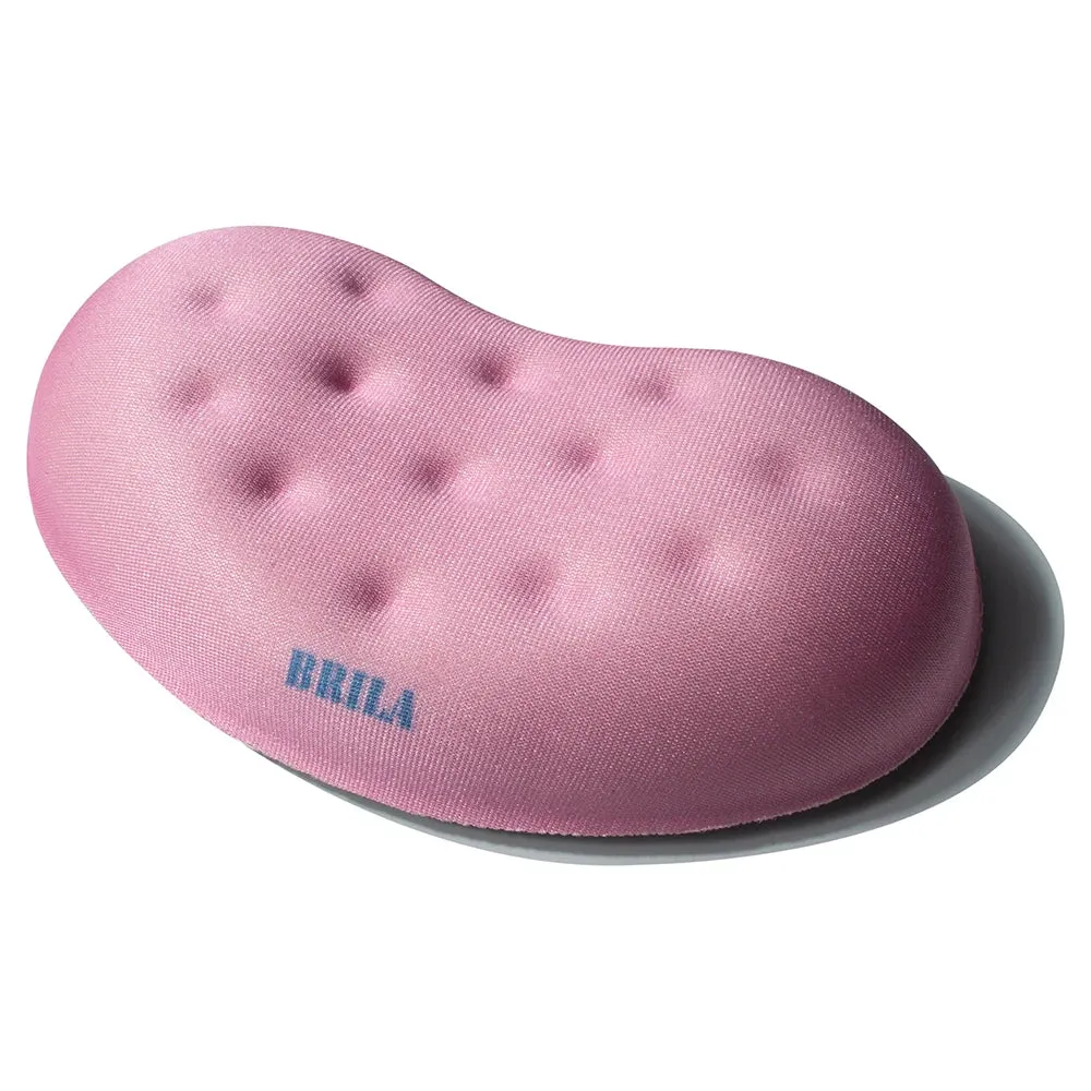 Ergonomic Memory Foam Mouse Wrist Rest Pad - Non-Slip Support Cushion with Massaging Holes