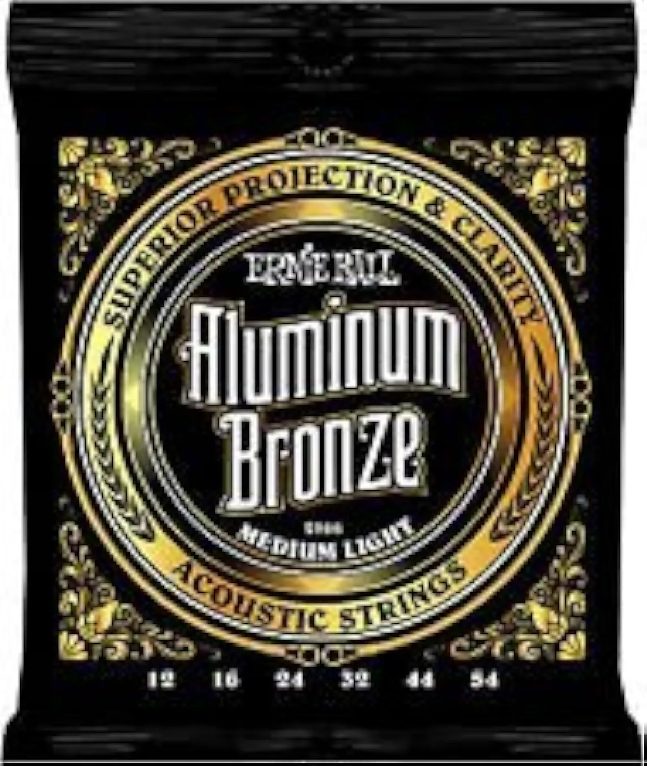 Ernie Ball 2566 Aluminum Bronze Medium-Light Acoustic Guitar String Set - 2 Pack