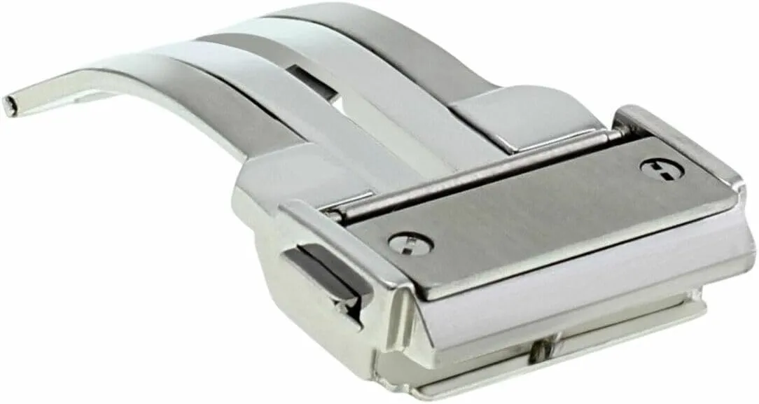 Ewatchparts 22mm Deployment Clasp Band Strap Compatible With 44mm - 45mm Hublot Big Bang Fusion Stainless Steel