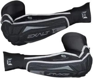 Exalt Paintball T3 Elbow Pads - Black/Grey - Small/Medium