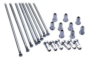 Excel XS8-43187 18" Replacement Spoke and Nipple Kit
