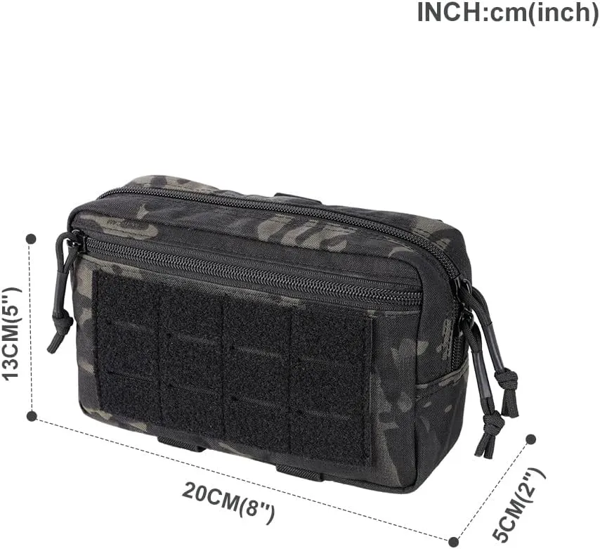 EXCELLENT ELITE SPANKER Tactical Molle Admin Pouch for Tactical Vest Chest Waist Pack Utility Tool Pouch Tactical EDC Bag